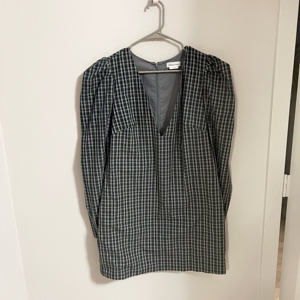 Lovers and Friends Plaid mini dress cotton - Picture 10 of 11